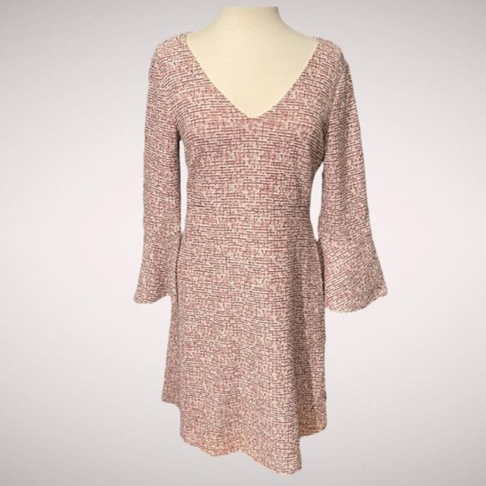 Maeve Women's Cream and Red Dress